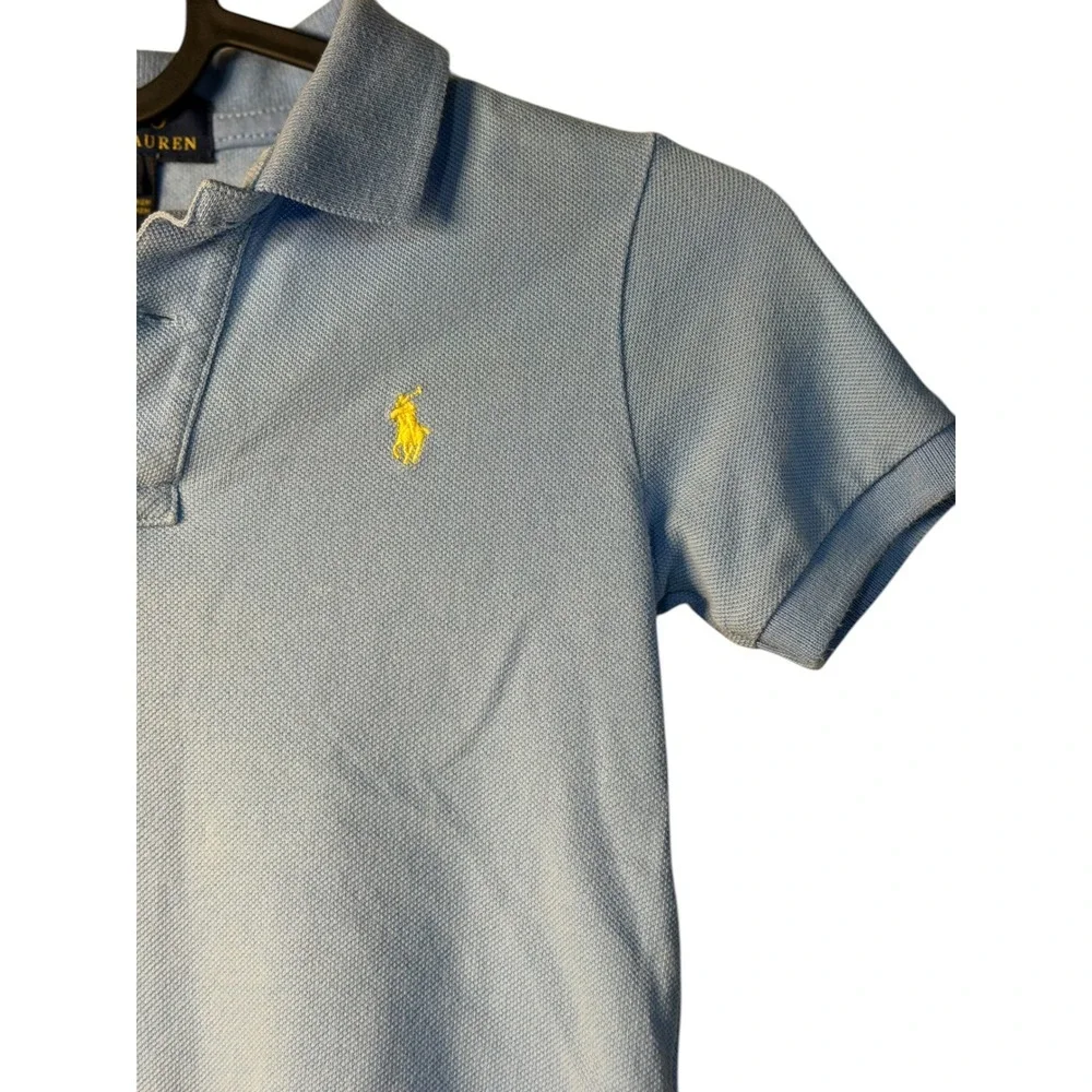 Ralph‎ Lauren Polo Shirt Blue Short Sleeve Classic Pony Logo 4/4T Kids Boys